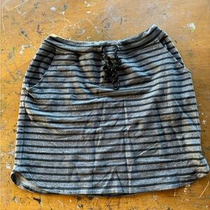Striped Gray Skirt